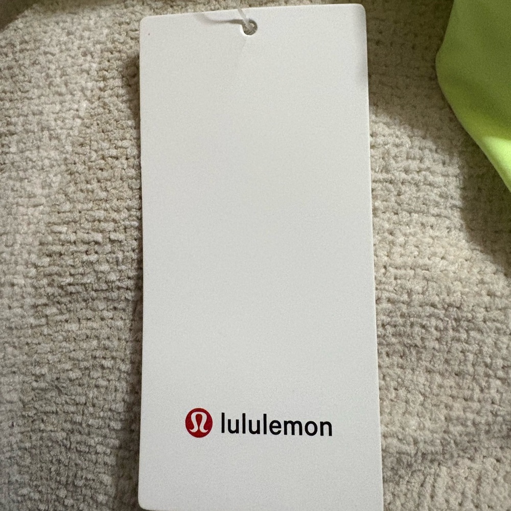 Lululemon Neon Yellow Long Sleeve tennis Dress with shorts size 4 - Picture 7 of 7